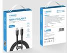 Veger CC05 USB-C naar USB-C kabel 1.5m Braided Aluminium 100Watt