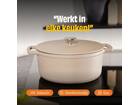 Cook & Pan Taupe of Mind Gietijzeren braadpan 28 cm