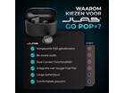 JLab Go Air Pop True Wireless Zwart