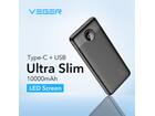 Veger L10S W1105PDB 10.000 mAh Powerbank Zwart