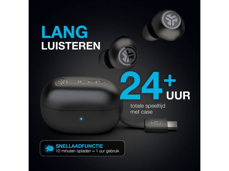 JLab Go Pop ANC TWS Zwart
