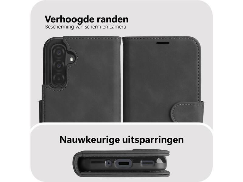 Just in Case PrimeWallet Case  Samsung Galaxy A57 PU leer Zwart