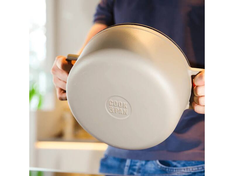 Cook & Pan Taupe of Mind Gietijzeren braadpan 24 cm