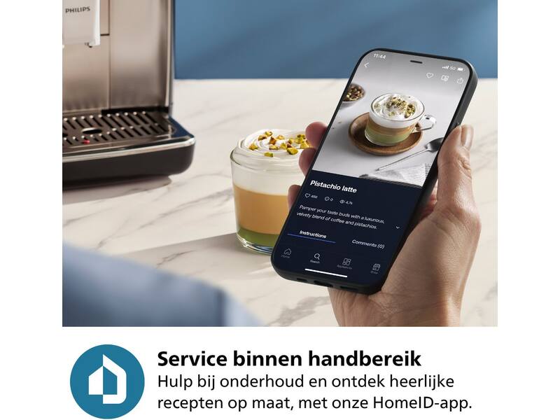 Philips LatteGo Series 5400 EP5447/90 Zwart