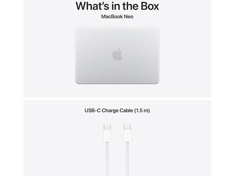 Apple MacBook Neo (2026) 13 inch A18 Pro 8GB Zilver