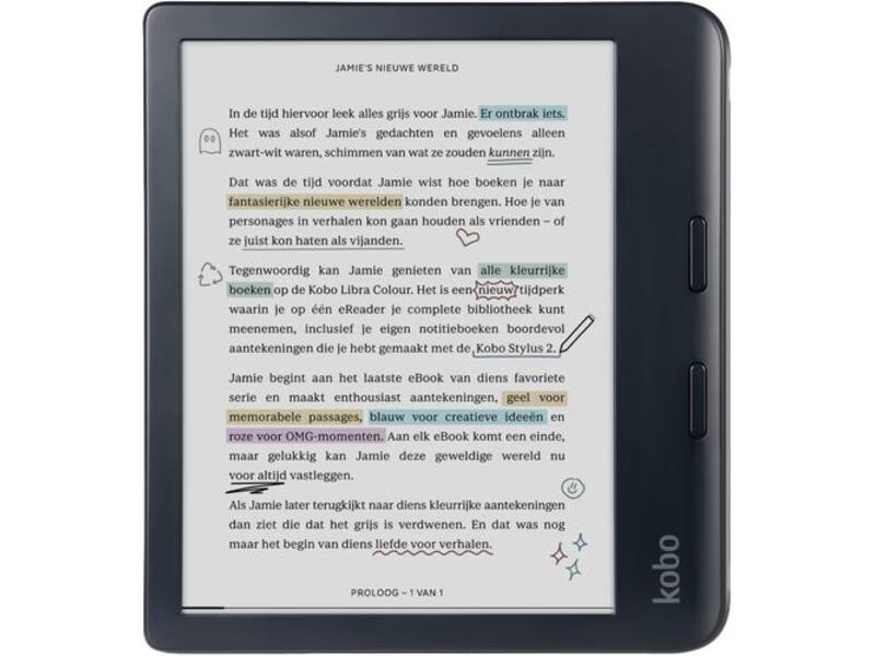 Kobo Libra Colour Zwart