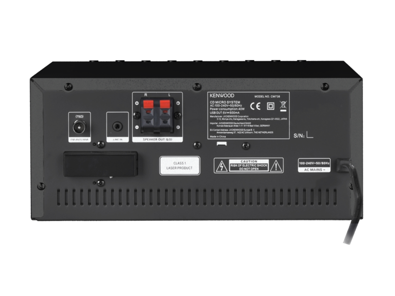 Kenwood M-9000S Zwart