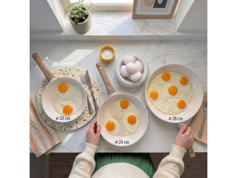 Cook & Pan Go Ivory Koekenpannenset 3-delig