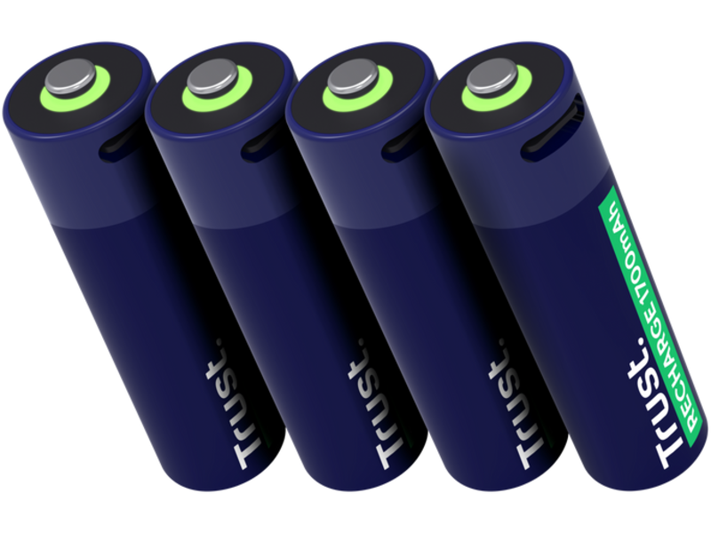 Trust USB-C oplaadbare AA-batterijen (4-pack)