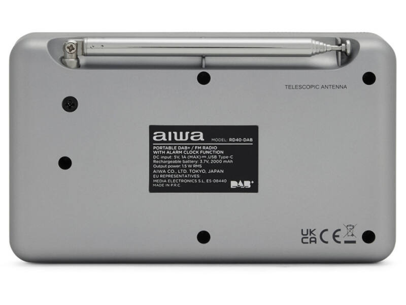 Aiwa RD-40DAB/SL Zilver