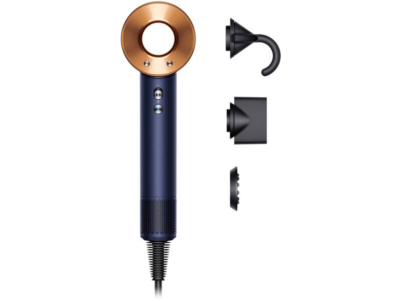 Dyson Supersonic Straight + Wavy Blue/Copper