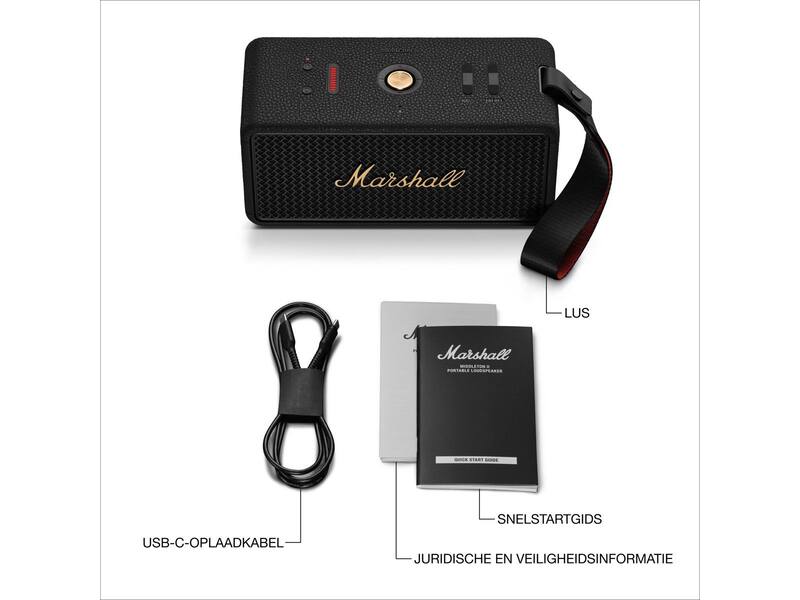 Marshall Middleton II Black & Brass