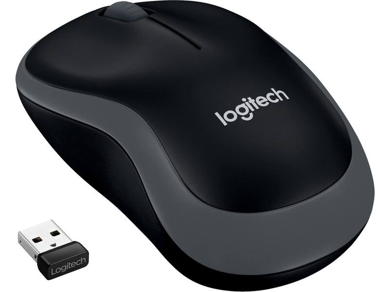 Logitech M185 Grijs/Zwart