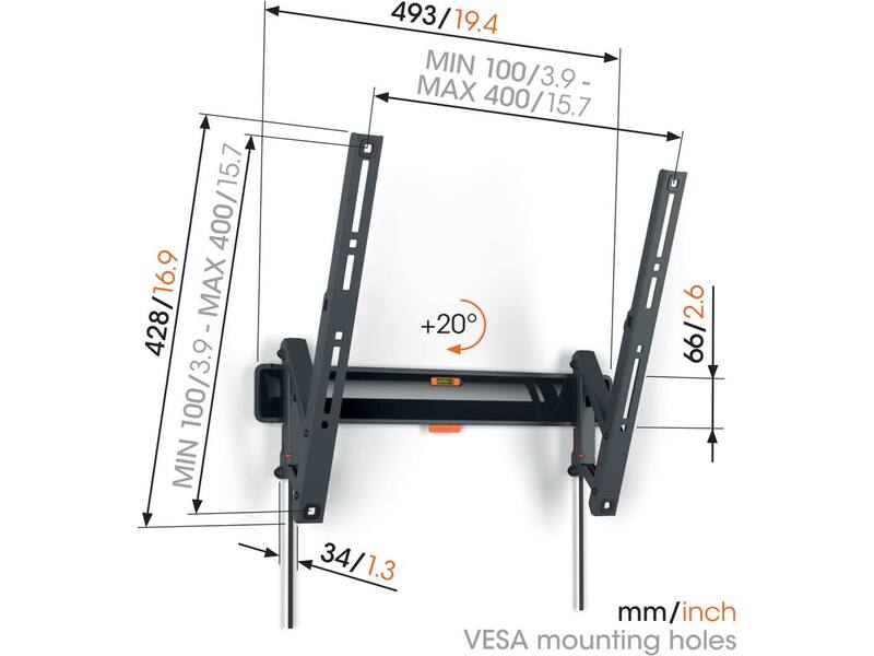 Vogel's TVM 3415 Muurbeugel (32-65 inch)
