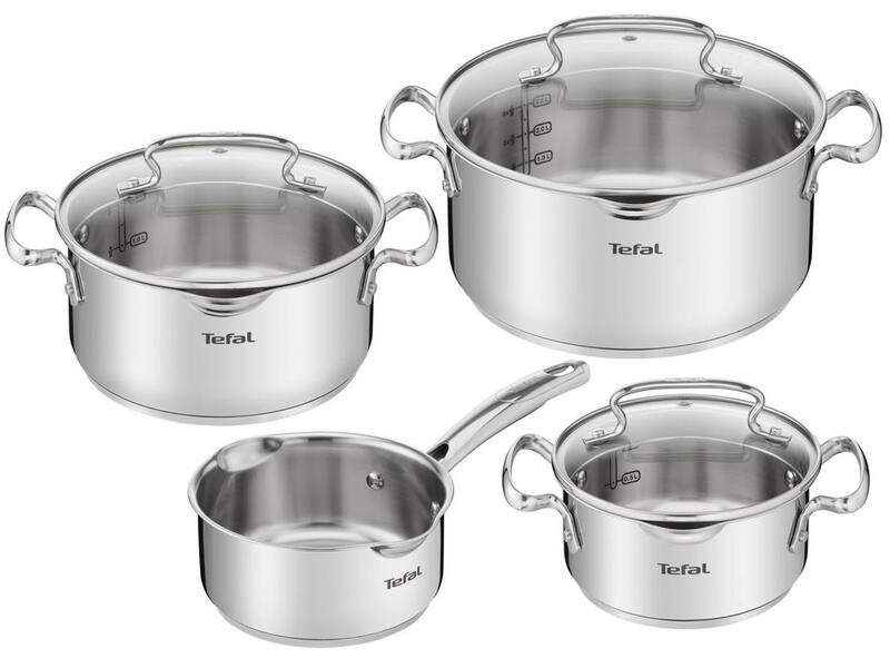 Tefal G719S7 Duetto+ 4-delige Pannenset