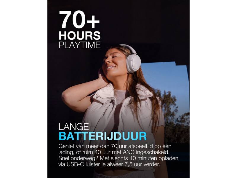 JLab JBuds LUX ANC Cloud White