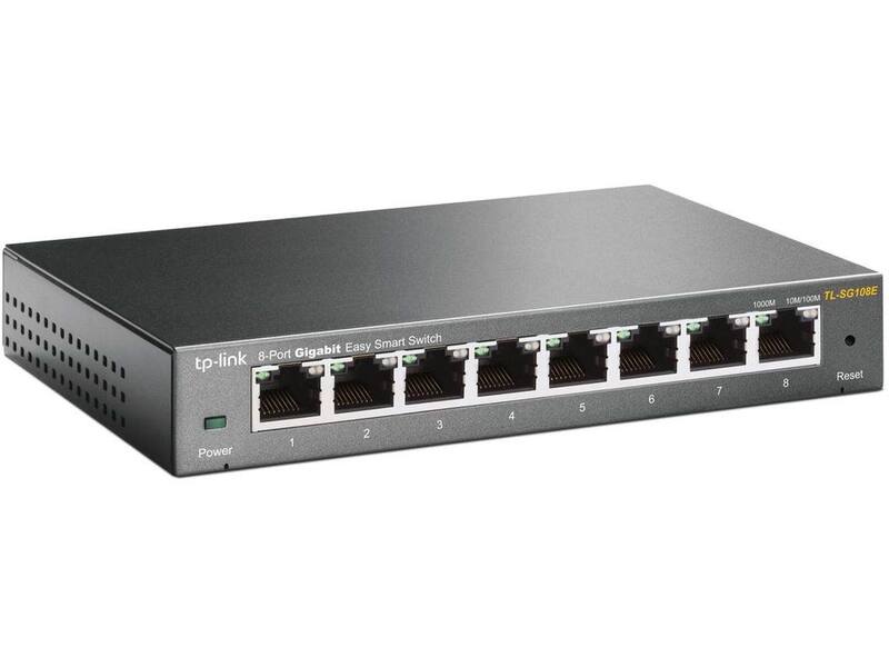 TP-Link TL-SG108E 8-poorts Gigabit Easy Smart