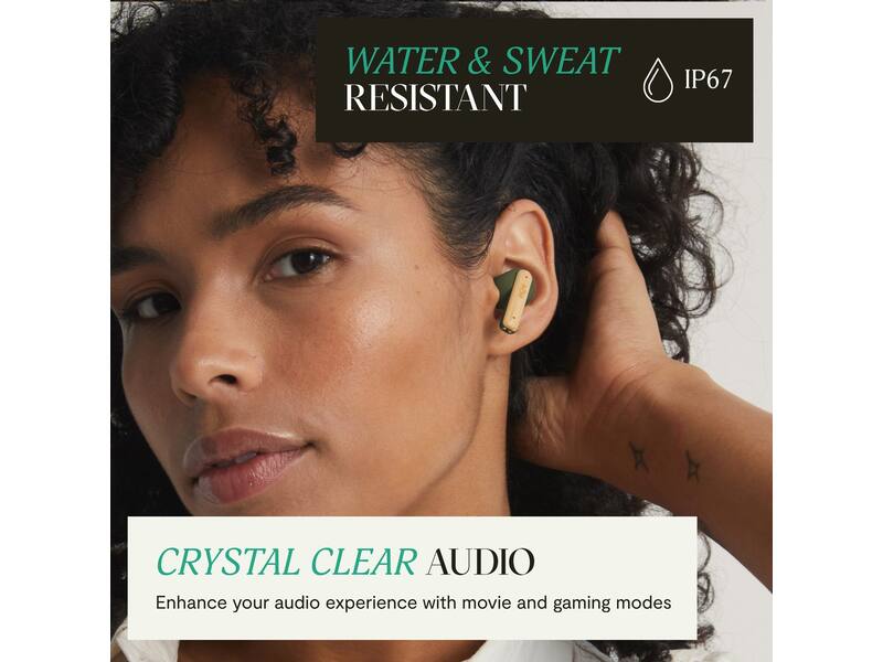 House of Marley Little Bird True Wireless Groen