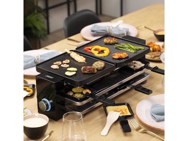 Princess 162925 Raclette Piano Black 8
