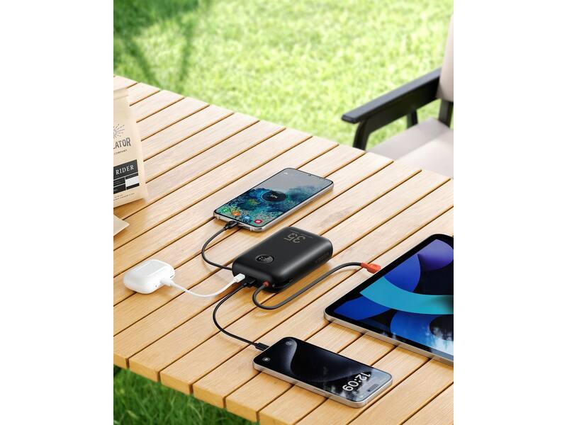 Veger K1 W1188 10.000 mAh Powerbank Zwart