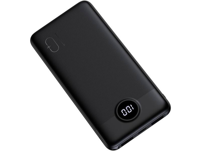Veger L10S W1105PDB 10.000 mAh Powerbank Zwart