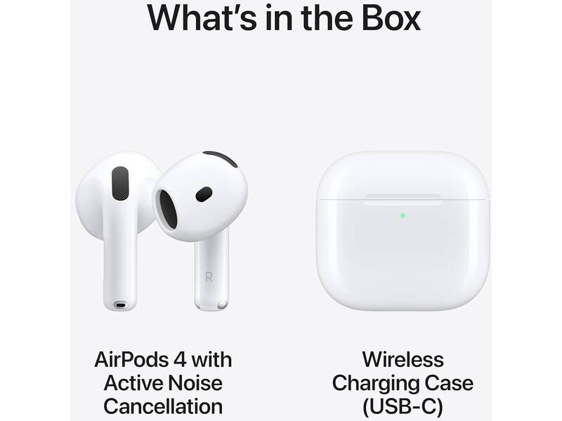 Apple AirPods 4 ANC Wit