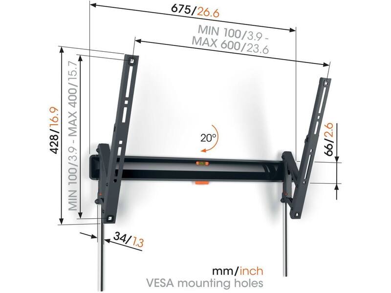 Vogel's TVM 3615 Muurbeugel (40-77 inch)