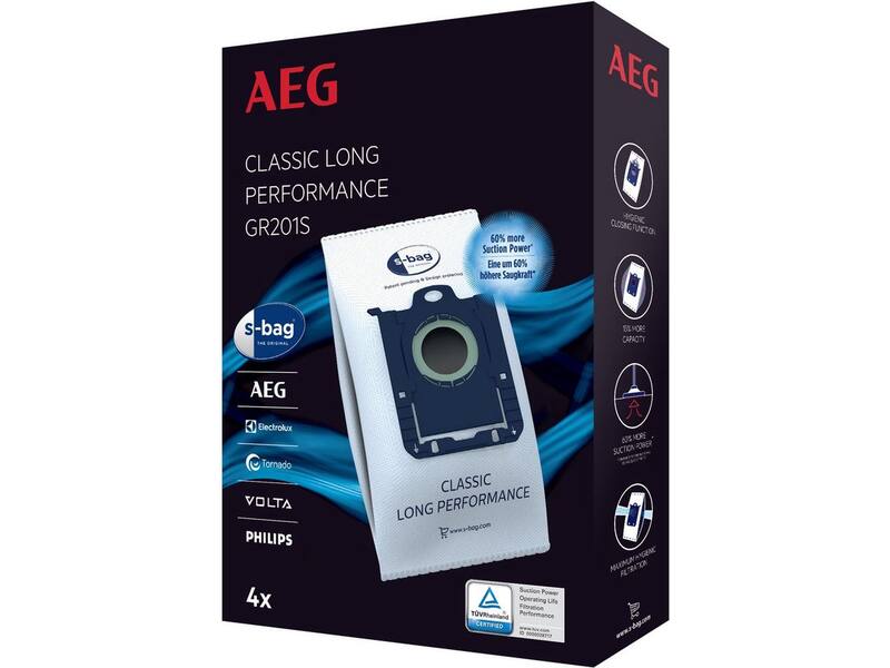 AEG GR201S S-Bag Classic Long Performance (4 stuks)