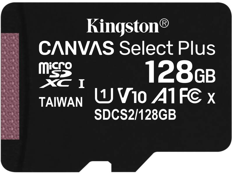 Kingston Canvas Select Plus 128GB microSDXC met SD-adapter