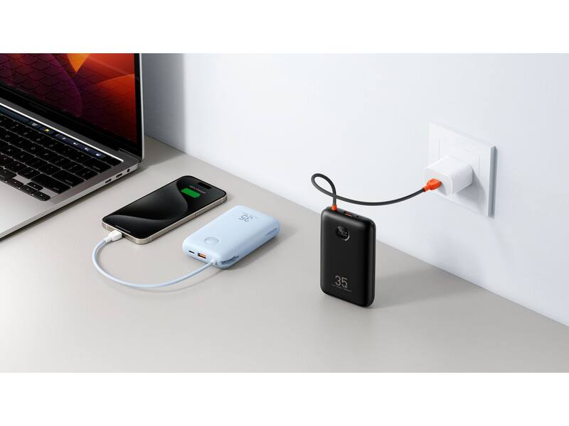 Veger K2 W2068 20.000 mAh Powerbank Zwart