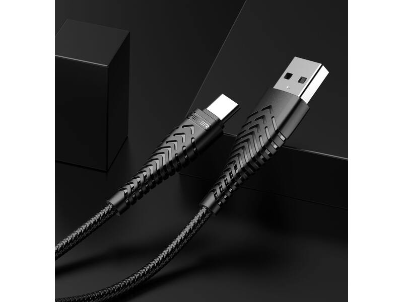 Veger V104 USB-A naar USB-C kabel 1.2m Nylon
