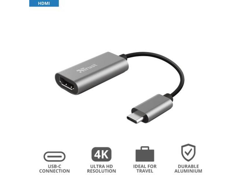Trust Dalyx USB-C naar HDMI adapter