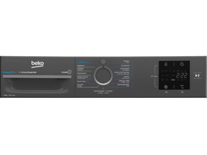 Beko BM3WFT3841A EnergySpin Antraciet