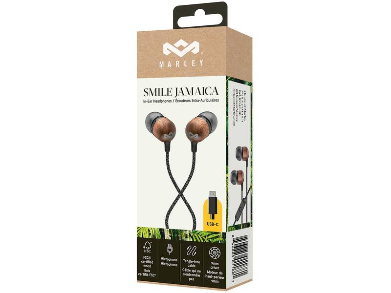 House of Marley Smile Jamaica USB-C Black