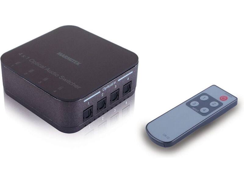 Marmitek Connect TS41 Toslink Digital Audio Switch 4x1