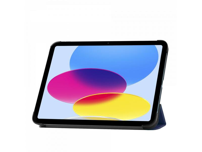 Just in Case Smart Tri-Fold Case - Apple iPad 2022 - Blauw
