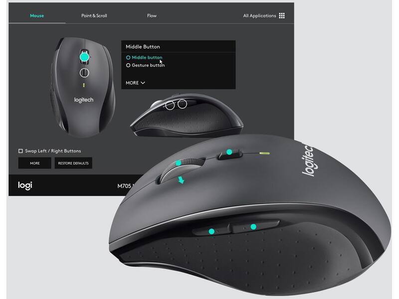 Logitech Wireless Marathon Mouse M705