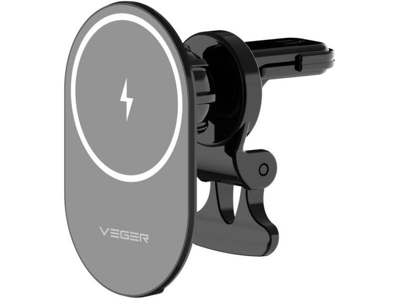 Veger Y38 15W Draadloze snellader + magnetische telefoonhouder