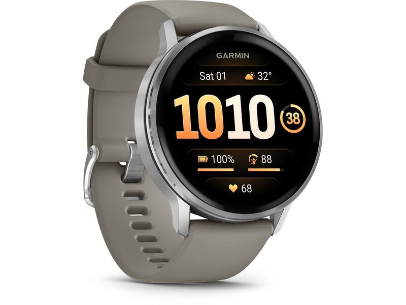 Garmin Venu 4 45mm Zilver/Grijs