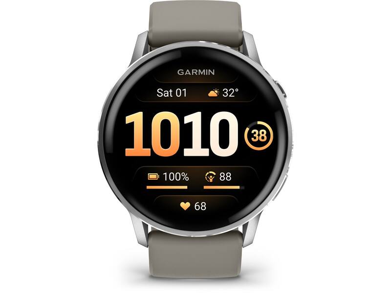 Garmin Venu 4 45mm Zilver/Grijs
