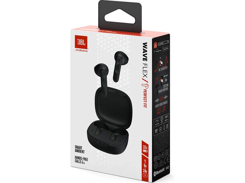 JBL Wave Flex Zwart