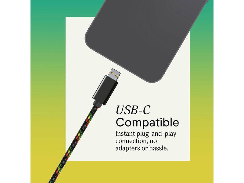 House of Marley Smile Jamaica USB-C Rasta