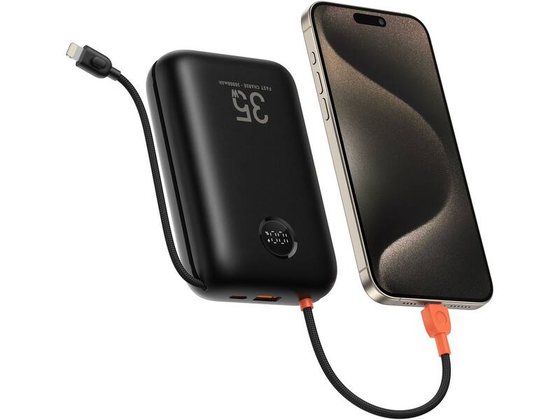 Veger K1 W1188 10.000 mAh Powerbank Zwart