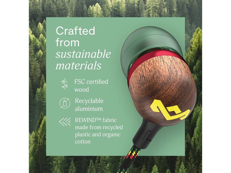 House of Marley Smile Jamaica USB-C Rasta
