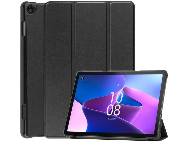 Just in Case Smart Tri-Fold Case - Lenovo M10 - Zwart