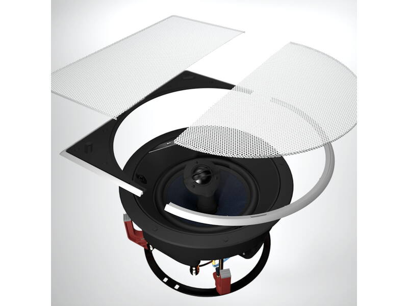 Bowers & Wilkins GR66SQ Square Grille voor 6” inbouw speakers