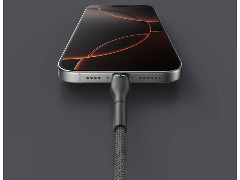 Veger CC05 USB-C naar USB-C kabel 1.5m Braided Aluminium 100Watt