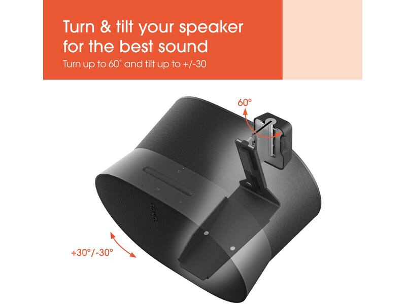 Vogel's SWM 4131 voor Sonos Era 300 Zwart