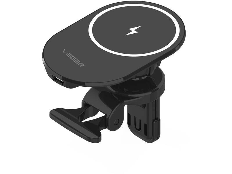 Veger Y38 15W Draadloze snellader + magnetische telefoonhouder