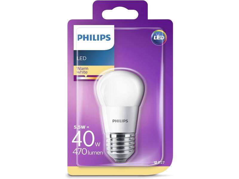 Philips LED Kogellamp 5,5W (40W) E27